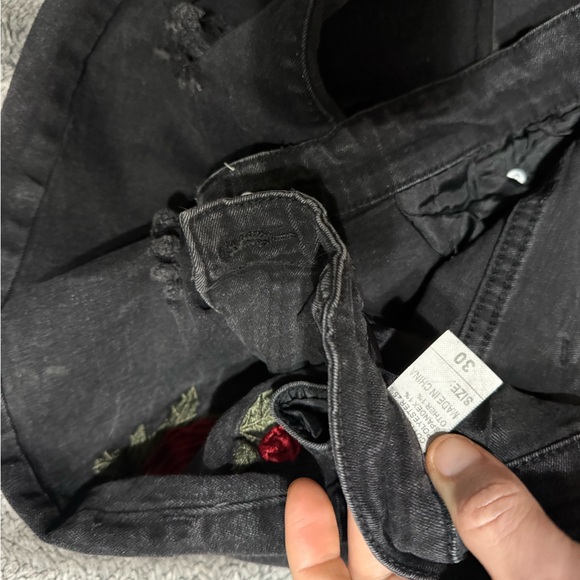 Mens black skinny jeans size 30 pants - Picture 2 of 4